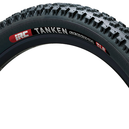 IRC Bicycle "NEW" - 29 x 2.60 | IRC Tanken Gekkota MTB Tyre | 66-622 | 60 TPI | 30-40 PSI | Tubeless Ready Folding | Black