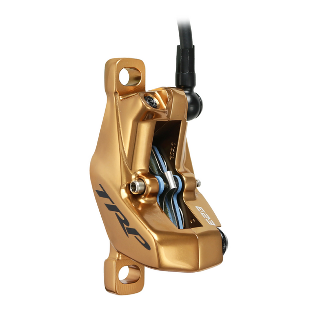 TRP Bicycle "NEW" - TRP DHR Evo Caliper, GOLD, Mod.GS2.4, for hydraulic disc brake HD-M846/M9040