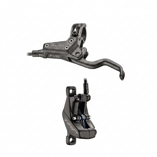 TRP Bicycle "NEW" - TRP EVO Comp Disc brake set, Mod.HD-M7040, rear/LH, alloy, hydraulic 4-piston, 1900mm hose, for T: 2.3mm rotor, black