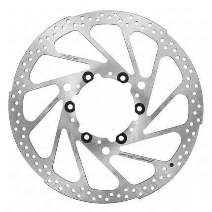 TRP Bicycle "NEW" - TRP Rotor, Mod.TR203-57E, Dia.203mm, T:2.3mm stainless, w/6pcs x M5 x 10mm bolts for PCD 72.25 3x3 Gear Hub