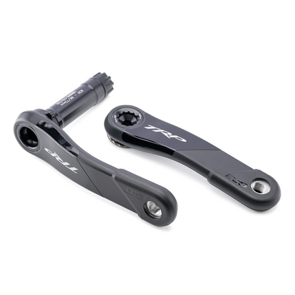 TRP Bicycle "NEW" - TRP Crank CK-M9070, carbon, L:165mm /83/104.5/107, (DH), black/silver