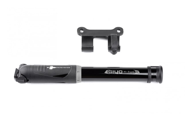 Giyo Alloy Mini Bicycle Pump with 5 Inch Hose - 80 PSI