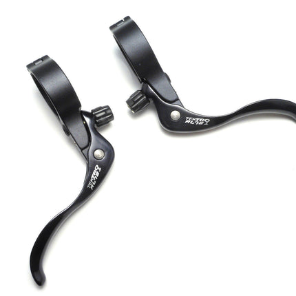 BRAKE LEVER - Tektro Inline Brake Lever, 31.8mm Clamp, For Road & Cyclo X Bikes, Alloy, Hinged, Black (Sold In Pairs) (RL-721)