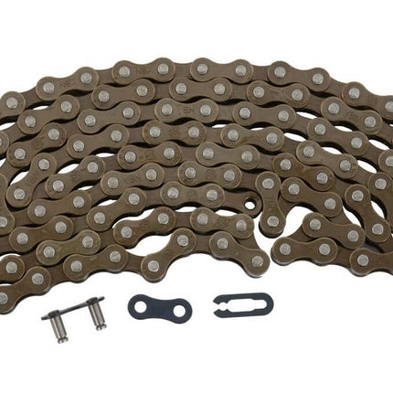 CHAIN 1/2 x 1/8 x 96L, Single Speed, With Connector & YBN Box, BROWN/GREY (YBN S-410)