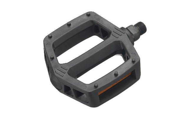VP PEDALS 9/16" BMX, One piece PP body, BLACK, Made in Taiwan 109 x 95mm