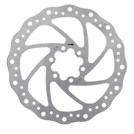 BRAKCO DISC ROTOR 140mm, Includes bolts, Wave design