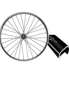 ALEX RIMS Evo 2 29er / 700c Wheelset Black Eyeleted Rim White Sealed Hub