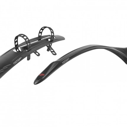 MUDGUARD SET 26-29ER/700c, Front & Rear, QR Rear, Downtube mudflap for front, Quality Polisport product (Front 60mm/Rear 45mm Wide)