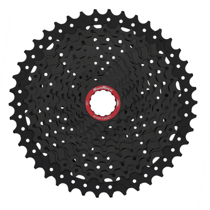 CASSETTE - 11 Speed, XD Type, 10-46T, black chrome. Quality SUNRACE product