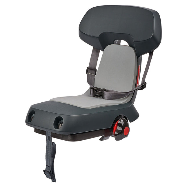Polisport Guppy Junior Child Bike Seat - Dark Grey - Up to 35kg