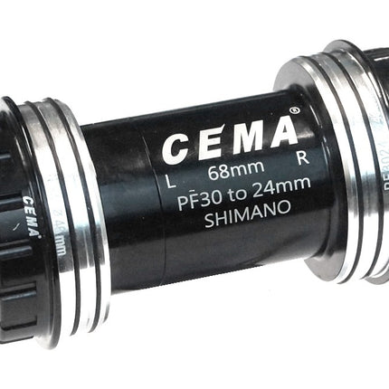 CEMA SRC-BT-PF3024B Ceramic Hybrid PF30 to 24mm Interlock Bottom Bracket 68/73mm