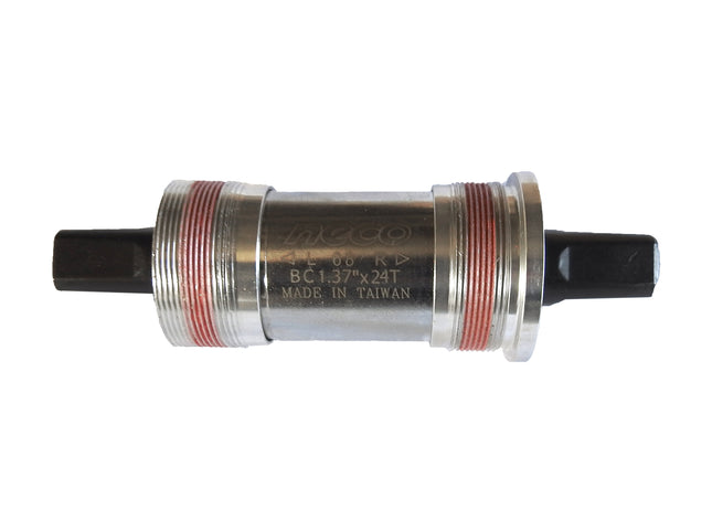 NECO BOTTOM BRACKET CARTRIDGE - For 73mm Shell, ALLOY CUPS, 122.5mm Axle, Sealed Bearing, Waterproof Seal, Threaded