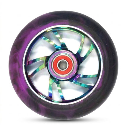 Bulletproof Metal Heat 110mm Alloy Scooter Wheel with ABEC-9 608RS Bearing