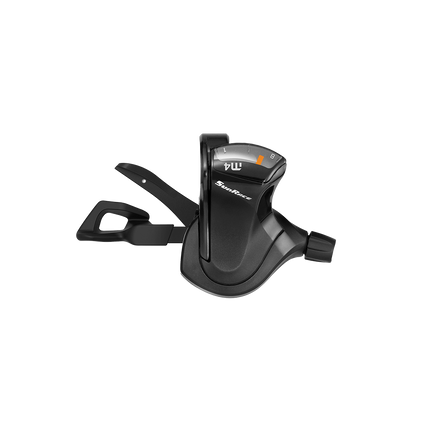 Sunrace 7-Speed Right-Hand Bicycle Thumb Tap Dual Trigger Shifter with 2050mm Cable - Black