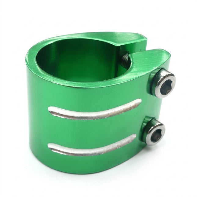 Bulletproof 31.8mm Alloy Scooter Double Clamp - Anodised Green