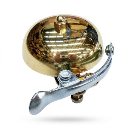 Pro Series Large Brass Top Bicycle Flick Bell - Fits 25.4mm BB