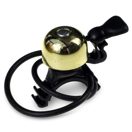Pro Series Mini Flick Bicycle Bell 23mm - Brass Top