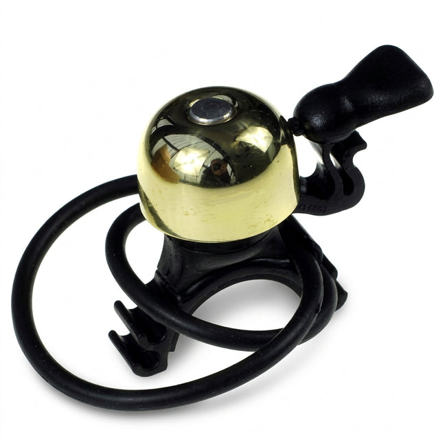 Pro Series Mini Flick-Type Bicycle Bell - 23mm Brass Top