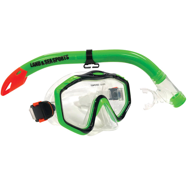 SEAHORSE JrSilic.MASK SET lime