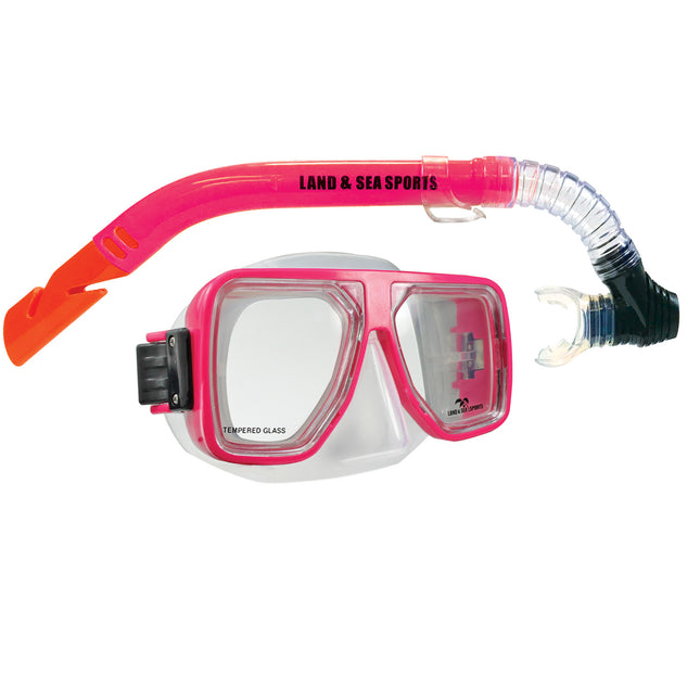 LAND & SEA - BERMUDA SILIC MASK/SNORK Pink