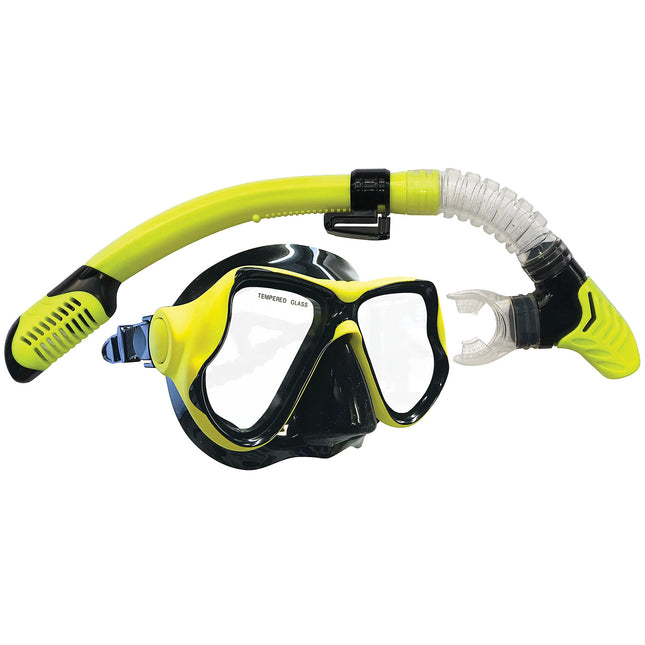 NINGALOO MASK/SNORKEL SET Yell