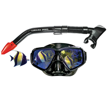 Land & Sea Orca Adult Snorkel Set product image showing snorkel set view 1