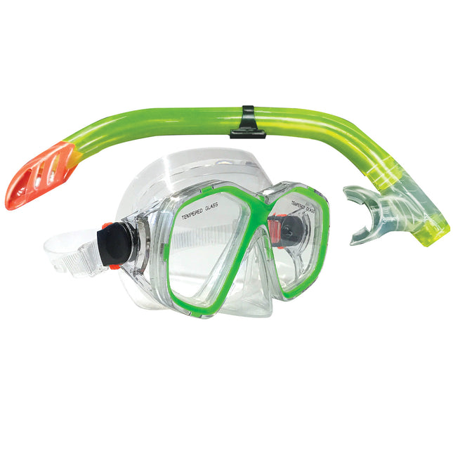 DAINTREE MASK/SNORKL SET Lime