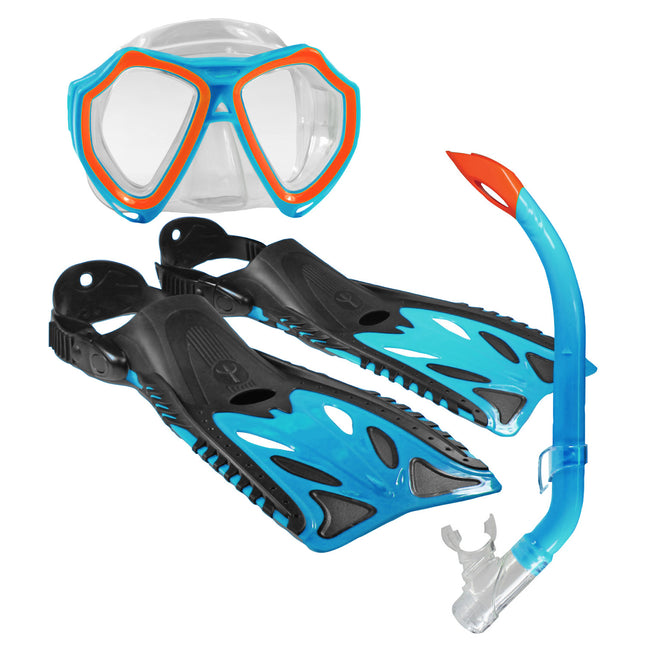 NIPPER SNORKEL SET Jnr Blue