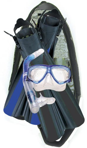 POWER FIN LITE L/XL BLUE
