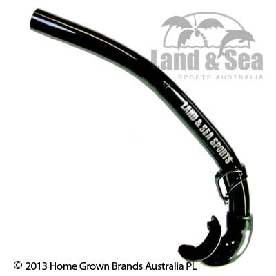 LAND & SEA - SPEARO BLACK SILICONE SNORKEL