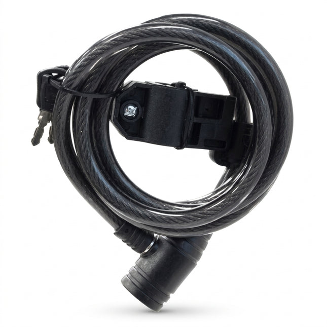 Pro Series Bicycle Cable Lock with Key - 12 x 1800mm