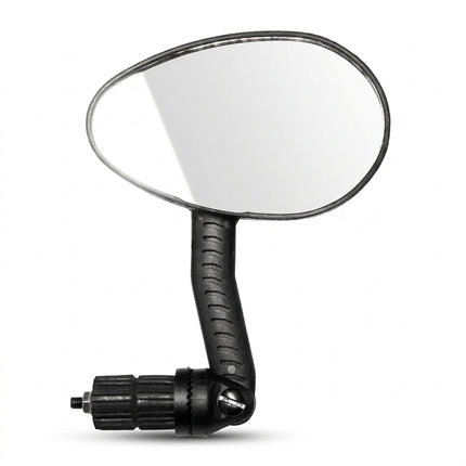 Pro Series Right-Hand Bicycle Mirror with Reflector - 19mm End Plug