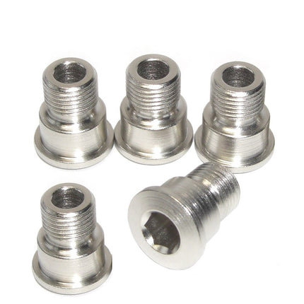 Stronglight Bicycle Chainring Bolt Kits, SHIMANOCOMP. SHIMANO (5 ARMS) ROAD SCREW STEEL SILVER FC-7900, 7950, 6700, 6750