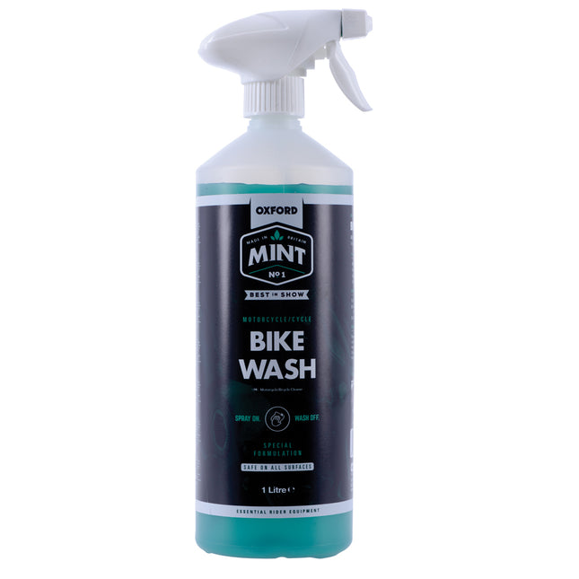 Oxford Bicycle BIKE WASH - Oxford Mint Biodegradeable Bike Cleaner with Mint Scent, 1 ltr , All purpose cleaner specifically formulated to quickly remove dirt and grime leaving a Bright and Sparking Finish