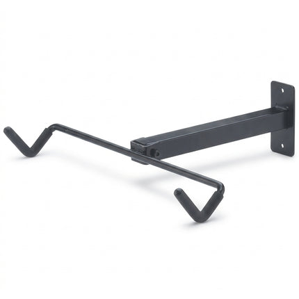 Pro Series 2-Arm Bicycle Wall Hanger - Black, 20kg Max Load