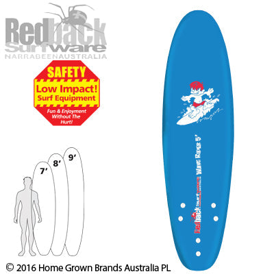 REDBACK - WAVE RIDER 5' SURFBOARD