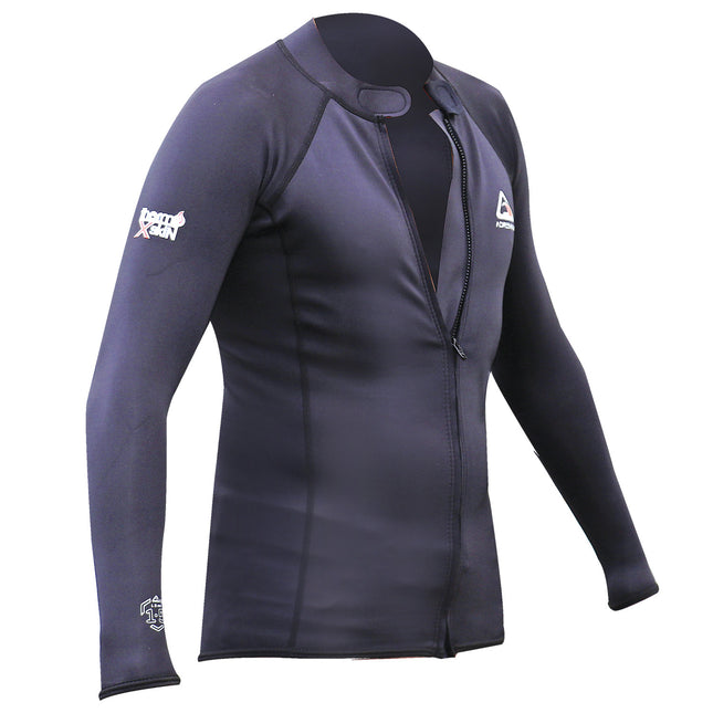 NEOPRENE ZIP HOT - TOP XS Black