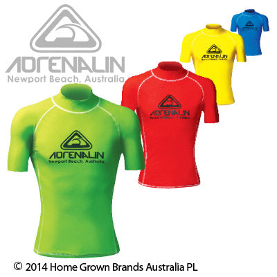 ADRENALIN - RASHIE VIVID S/S ADULT xs RED