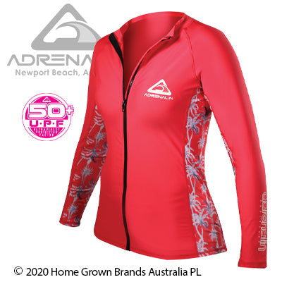 ADRENALIN - BEACH LADY ZIP RASH