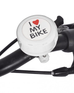 Oxford I Love My Bike Bicycle Bell - White