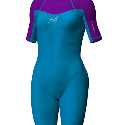 Crystal Girls Superstretch Springsuit Kid - Blue/Purple / 10.0