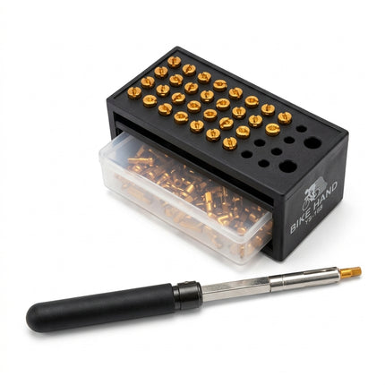 Pro Series Bicycle Spoke Nipple Tool Kit with Driver