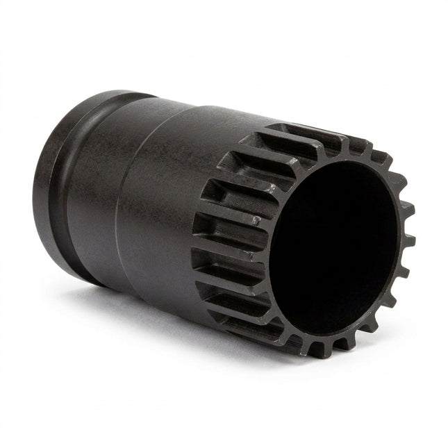 Pro Series Bicycle Bottom Bracket Cartridge Tool for Shimano & ISIS - Cr-Mo, 1/2 Inch Drive