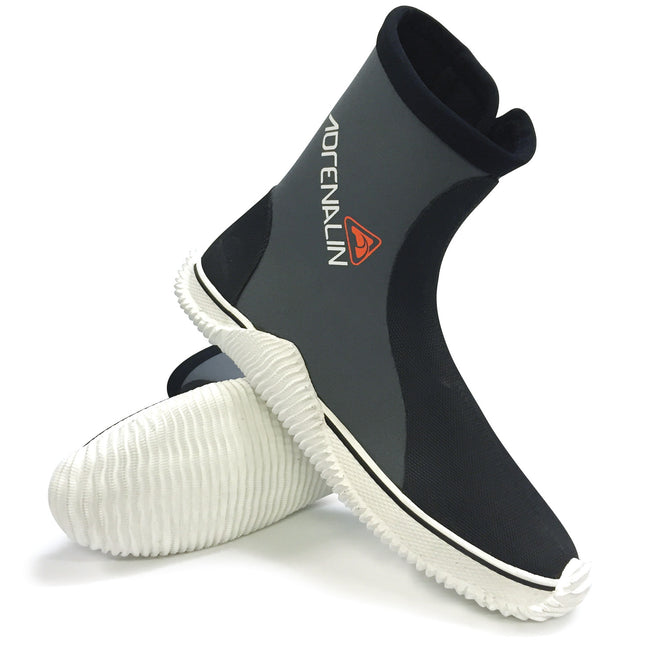 ADRENALIN - WHITE SOLE ZIP BOOT 5 xxs