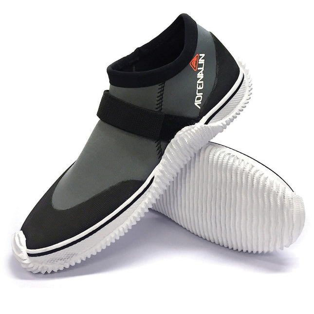 ADRENALIN Unisex Neoprene Dive Booties Black/Grey Sizes for Water Sports, Snorkeling, Diving, Boating