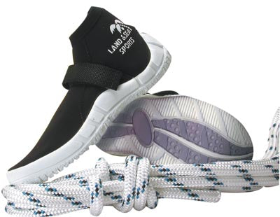 ADRENALIN Unisex Black Neoprene Water Shoes with Moulded Sole for Beach Boat Beachwear and Sports