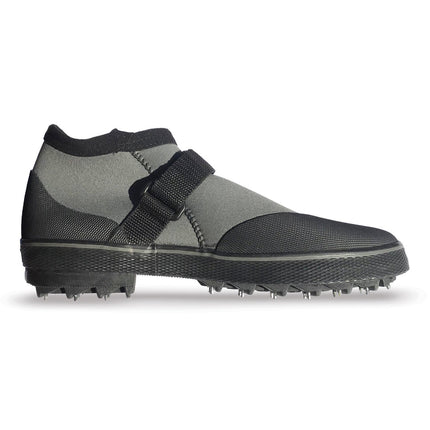 ADRENALIN Low Cut Rock Spike Shoes Black/Grey Neoprene/Rubber for Mens Womens Cleats Wading Shoes Fishing Golf