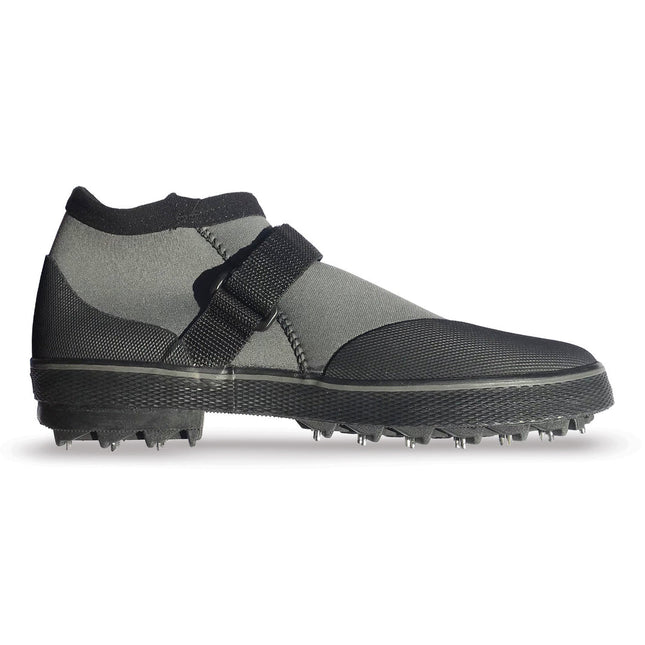ADRENALIN Low Cut Rock Spike Shoes Black/Grey Neoprene/Rubber for Mens Womens Cleats Wading Shoes Fishing Golf