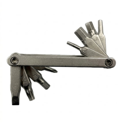 Pro Series Bicycle Multi-Tool 8 function, SLIMLINE, 2/3/4/5/6/T25/-/+