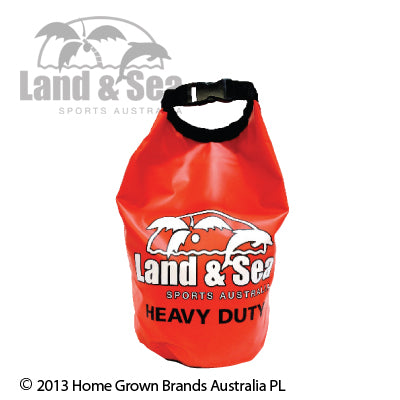 Land & Sea Heavy Duty Dry Bag 20L Red Waterproof Strap